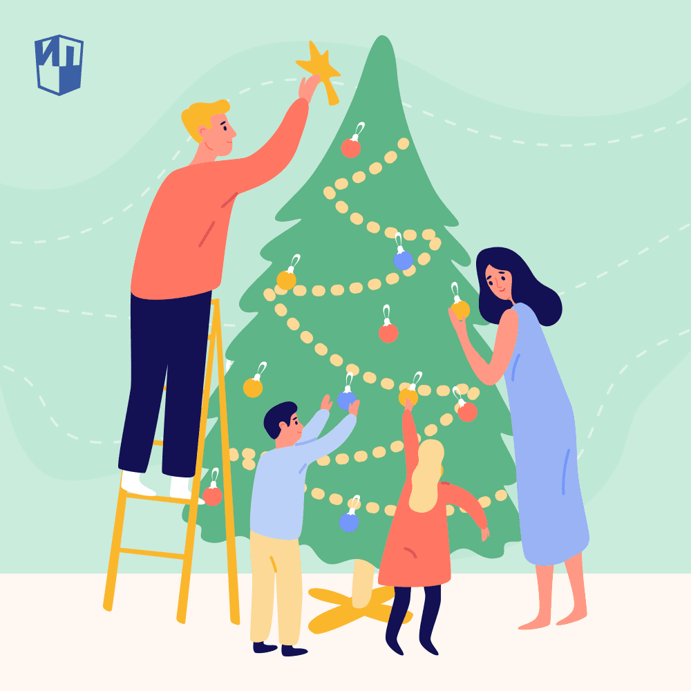 Новогодняя открытка 5